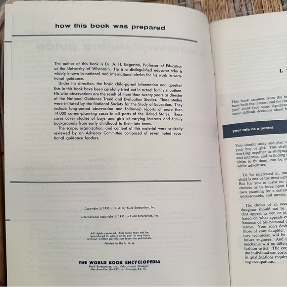 Vintage 1956 "A Career Planing Guide" Quizbook by A. H. Edgerton - Picture 6 of 8
